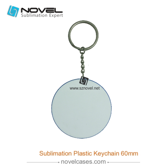 DIY sublimation custom design plastic key chain