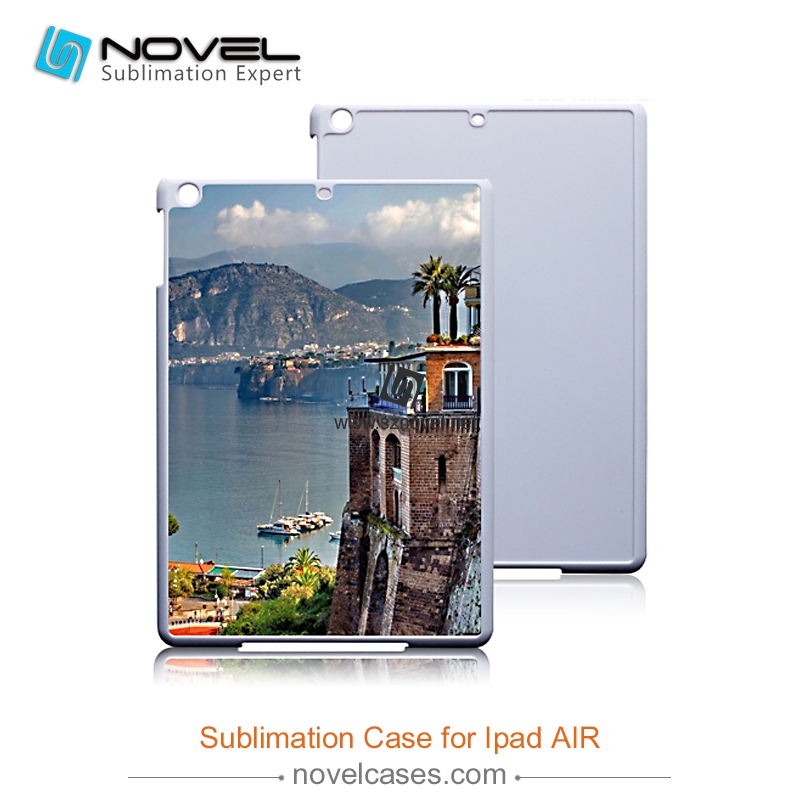 For iPad Air/iPad 5 Subliamtion 2D Plastic Hard Back Shell Cover