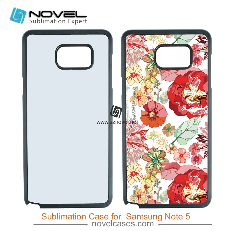2D Sublimation Plastic Phone Case for SAM Galaxy Note 5