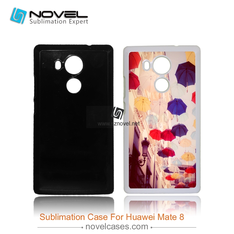 2D Subliamtion plastic Phone Case For huawei mate 8