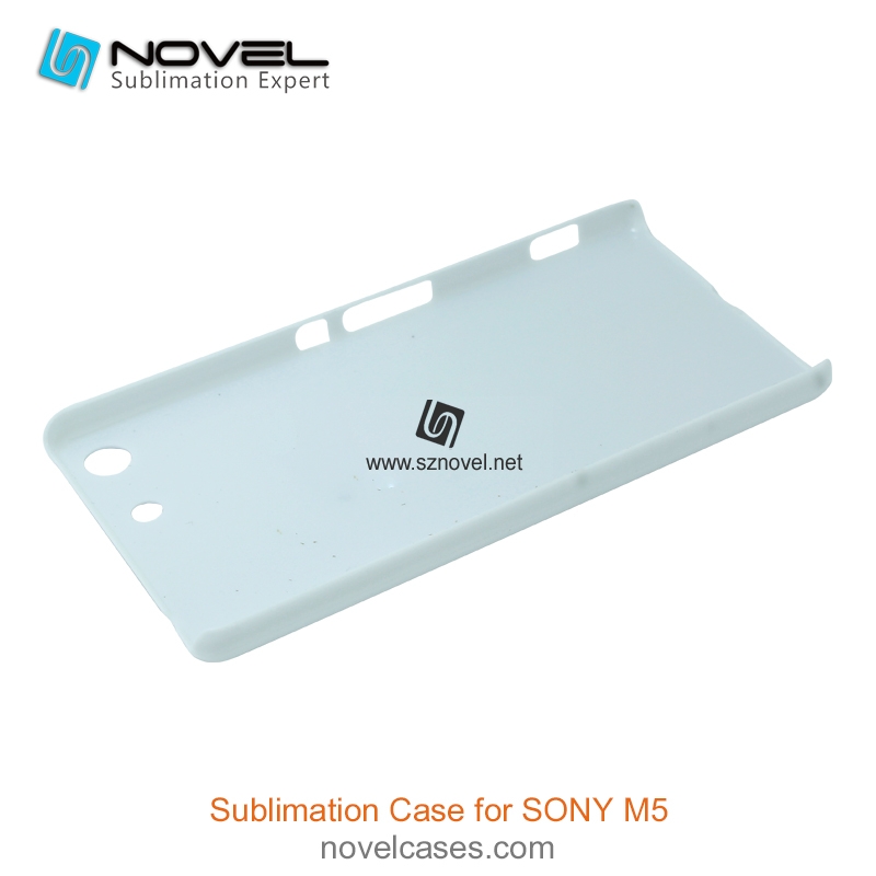 2D Sublimation Plastic Phone Case for Sony Xperia M5