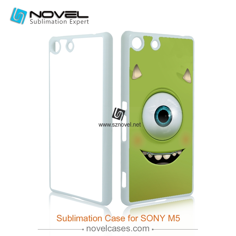2D Sublimation Plastic Phone Case for Sony Xperia M5