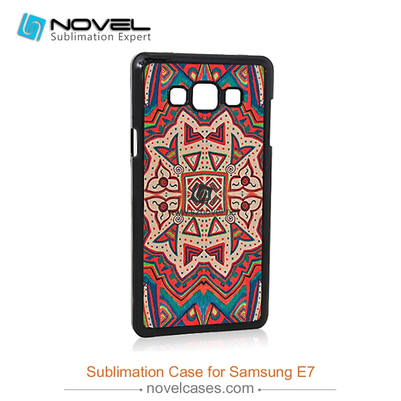 Sublimation Plastic Phone Case For Sam Galaxy E7