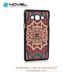 Sublimation Plastic Phone Case For Sam Galaxy E7