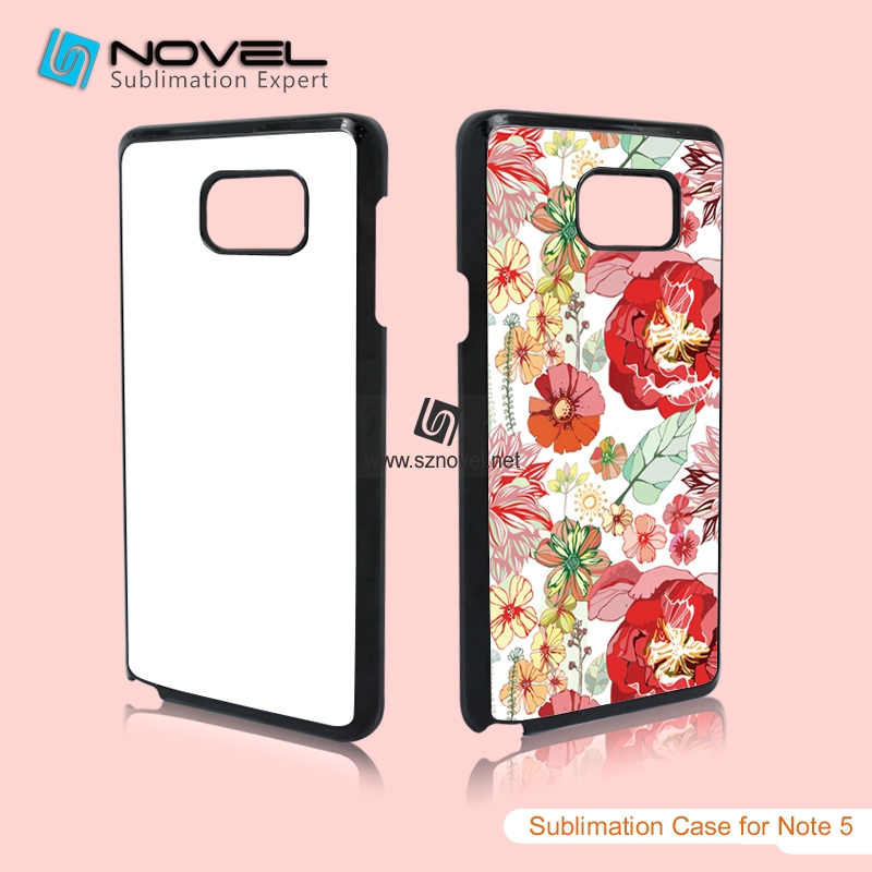 2D Sublimation Plastic Phone Case for SAM Galaxy Note 5