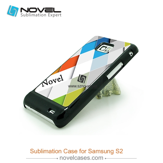 For Sam Galaxy S2 i9100 Sublimation 2D Plastic Phone Case