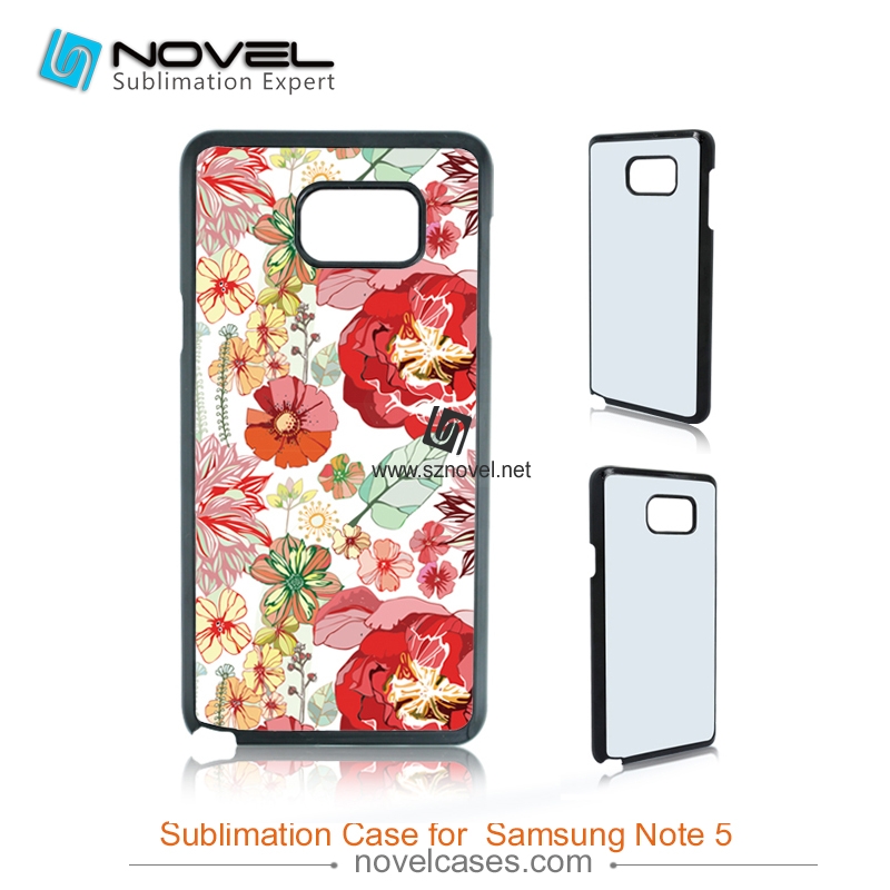 2D Sublimation Plastic Phone Case for SAM Galaxy Note 5