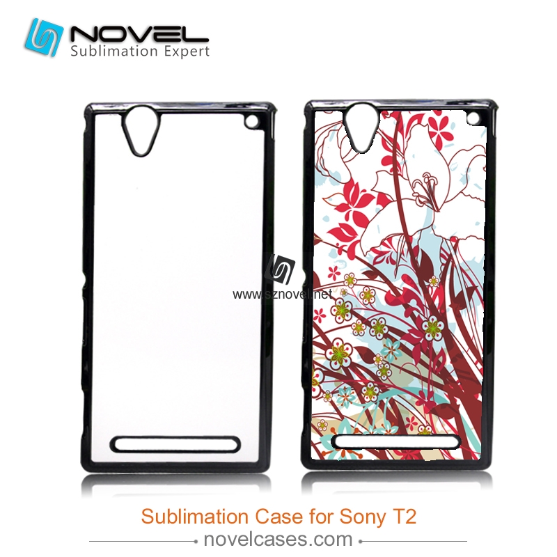 2D Sublimation Plastic Phone Case for Sony Xperia T2