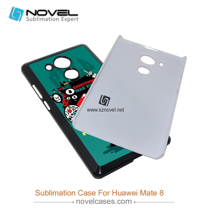 2D Subliamtion plastic Phone Case For huawei mate 8