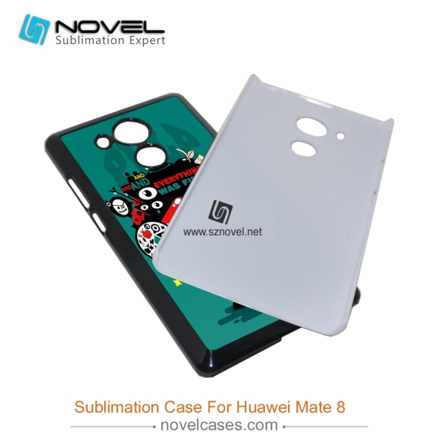 2D Subliamtion plastic Phone Case For huawei mate 8