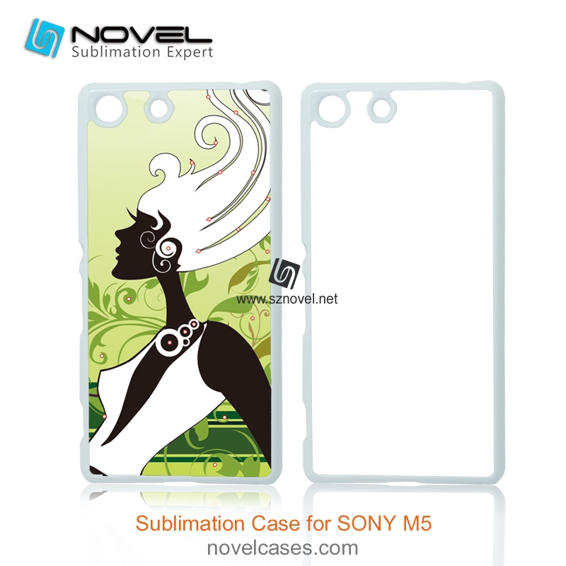 2D Sublimation Plastic Phone Case for Sony Xperia M5