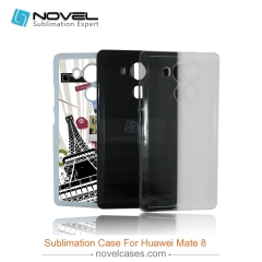 2D Subliamtion plastic Phone Case For huawei mate 8