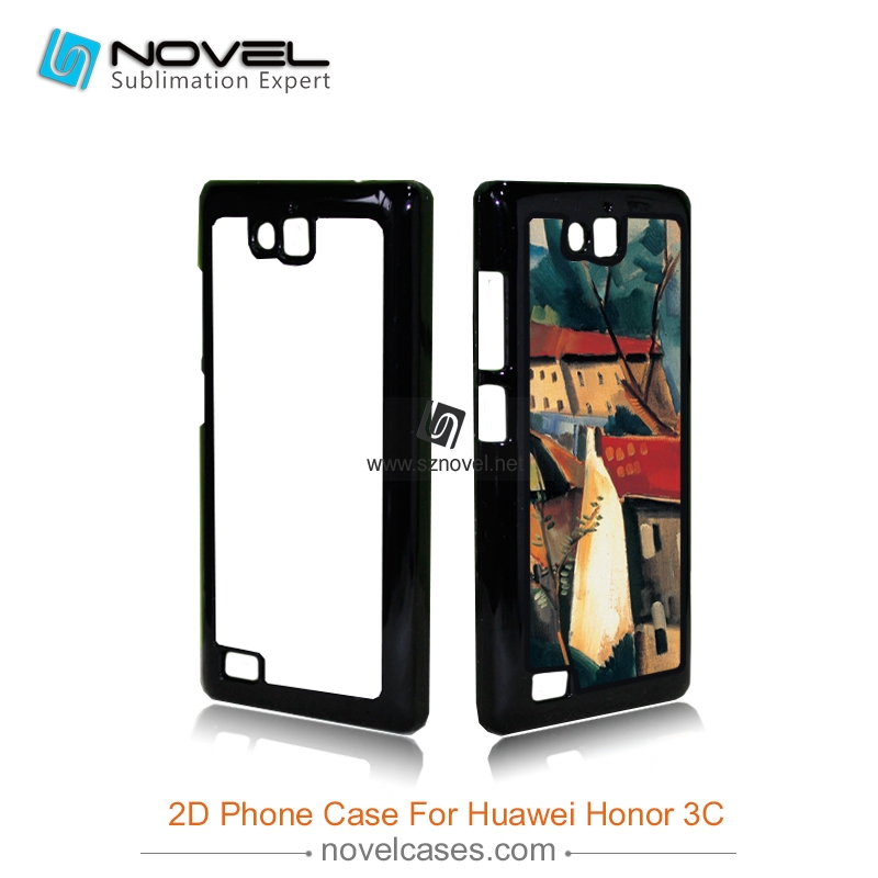 2D Sublimation Plastic Phone Case For Huawei honor 3c