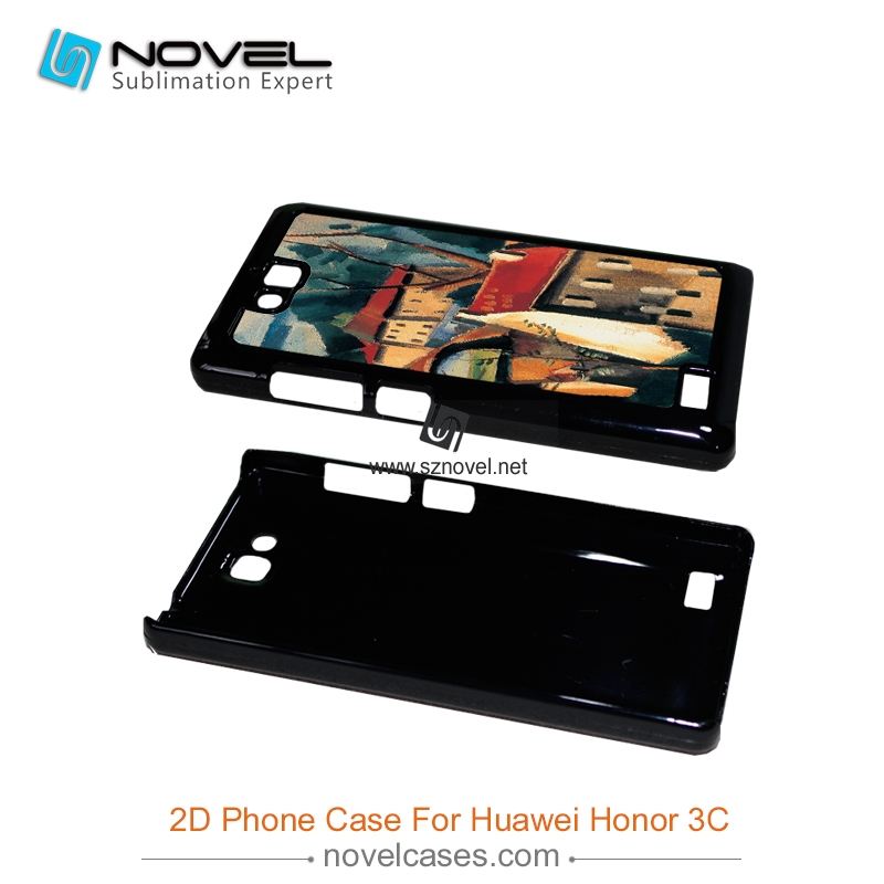 2D Sublimation Plastic Phone Case For Huawei honor 3c