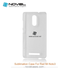 2D Sublimation Plastic Phone Case for redmi note 3