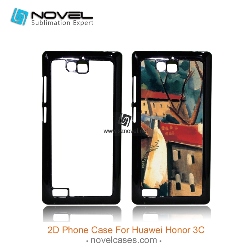 2D Sublimation Plastic Phone Case For Huawei honor 3c