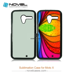 sublimation plastic custom design cell phone cases for moto X