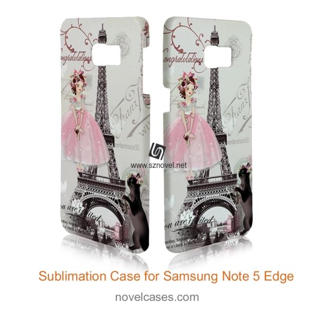For Sam Galaxy S6 Edge Plus/Note 5 Edge Sublimation 3D Blank Plastic Phone Case