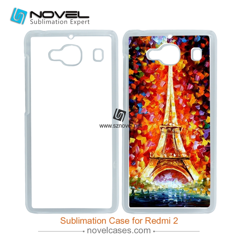 2D Sublimation Plastic Phone Case for Redmi 2