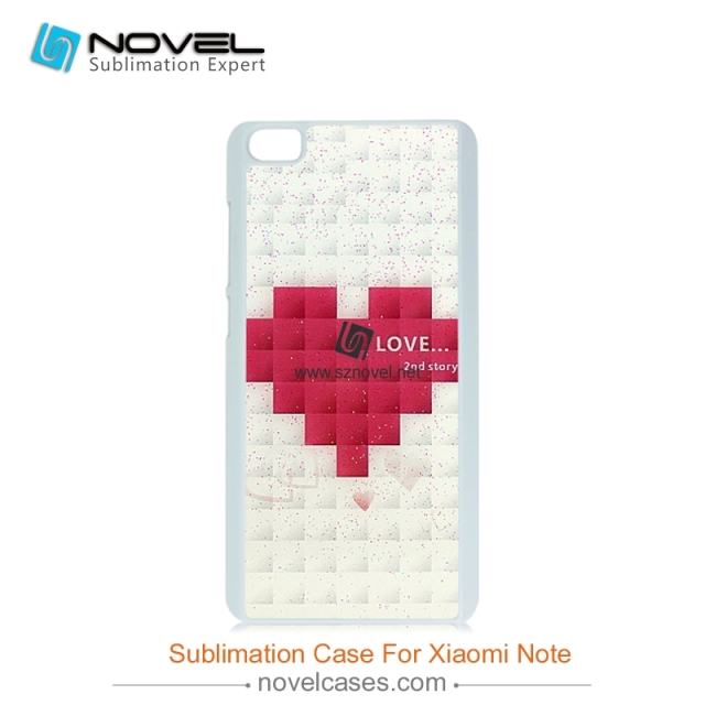 2D Sublimation Plastic Phone Case for xiaomi note