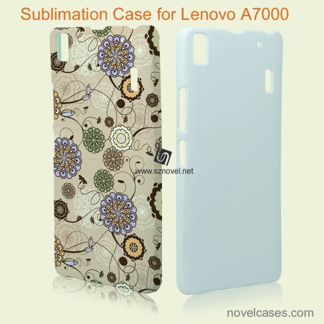 For Lenovo A7000 /K3 Note Plastic Blank 3D Sublimation Phone Case