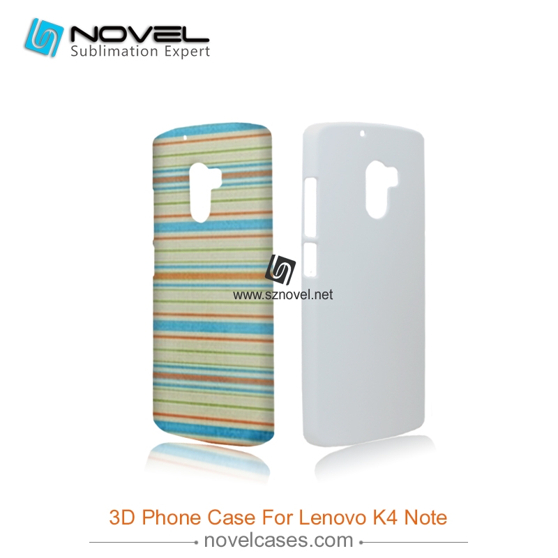 For Lenovo K4 Note/A7010 Blank Plastic Sublimation 3D Phone Case Cover
