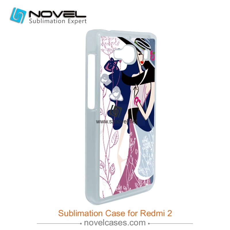 2D Sublimation Plastic Phone Case for Redmi 2