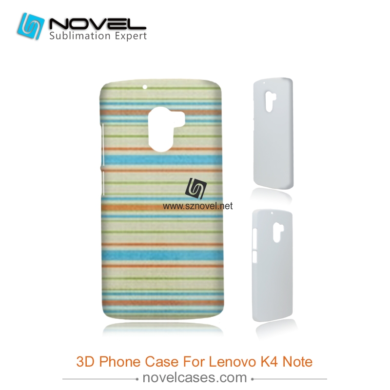 For Lenovo K4 Note/A7010 Blank Plastic Sublimation 3D Phone Case Cover