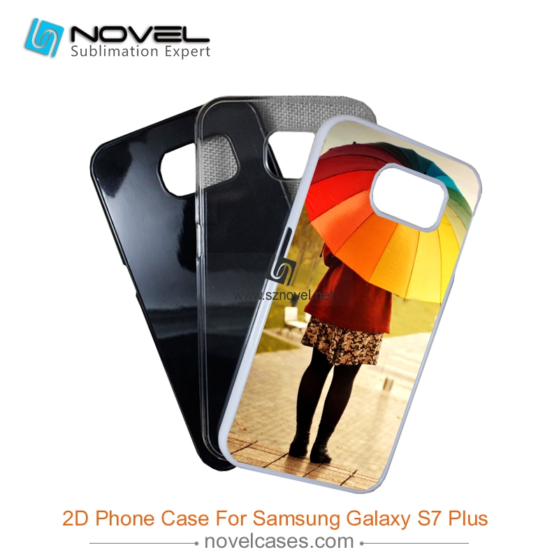 Sublimation custom design plastic Phone Case for SAM S7 plus