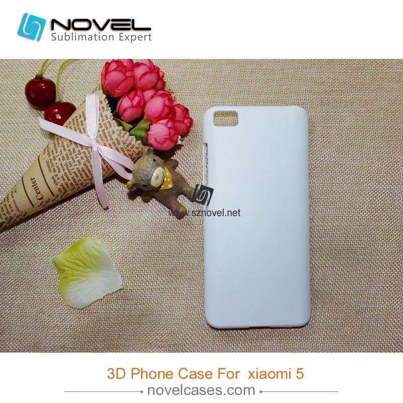 For Xiaomi 5 Custom Sublimation 3D Plastic Phone Case