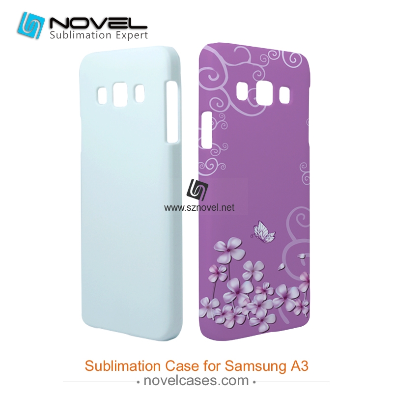For Galaxy A3 Sublimation Blank 3D Plastic Phone Case