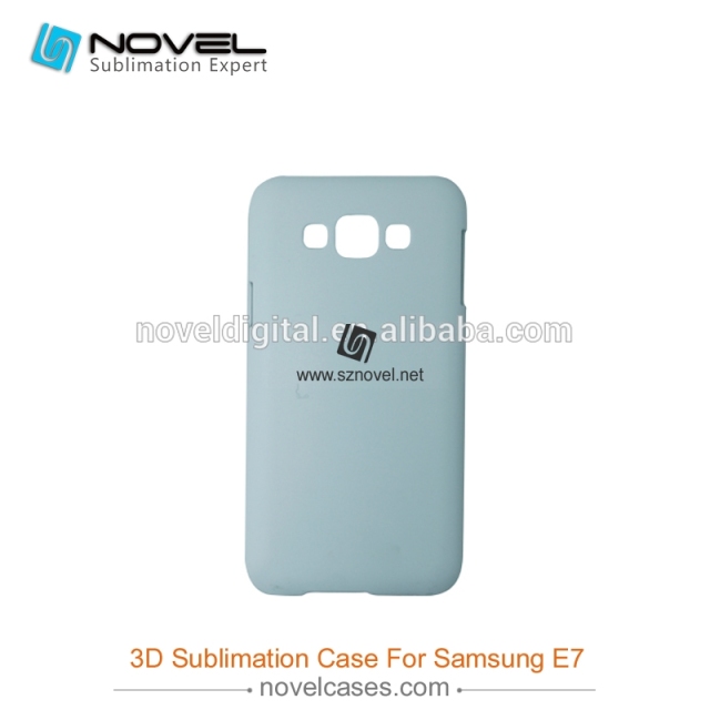 For SAM Galaxy E7 Sublimation 3D Blank Plastic Phone Case