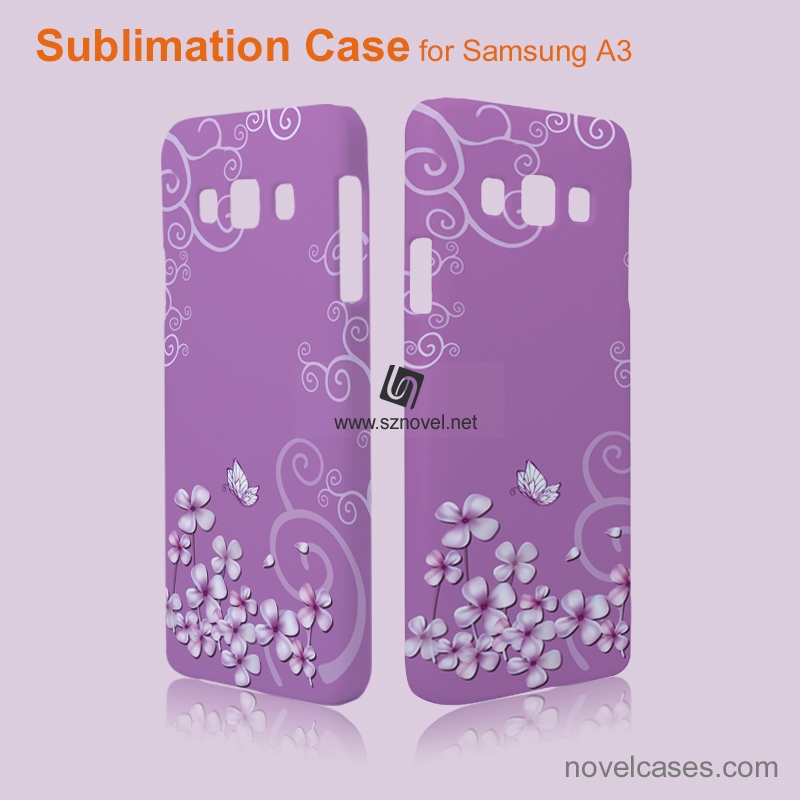 For Galaxy A3 Sublimation Blank 3D Plastic Phone Case