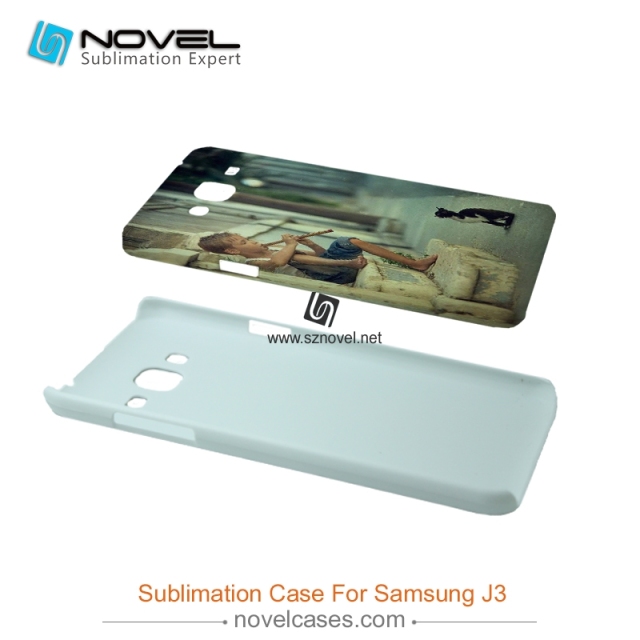 For SAM Galaxy J3 2016 Sublimation 3D Blank Plastic Phone Case
