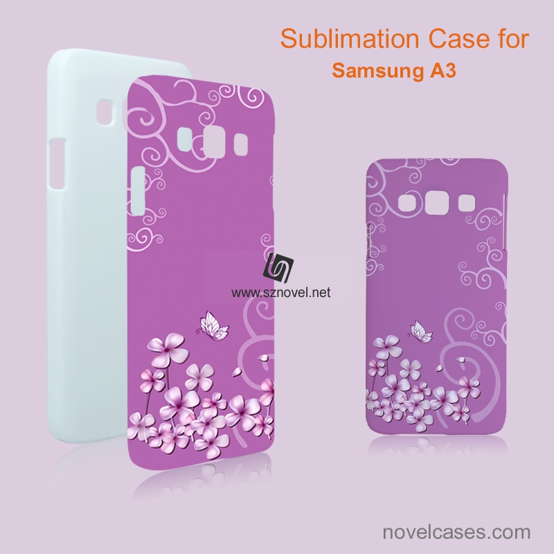 For Galaxy A3 Sublimation Blank 3D Plastic Phone Case