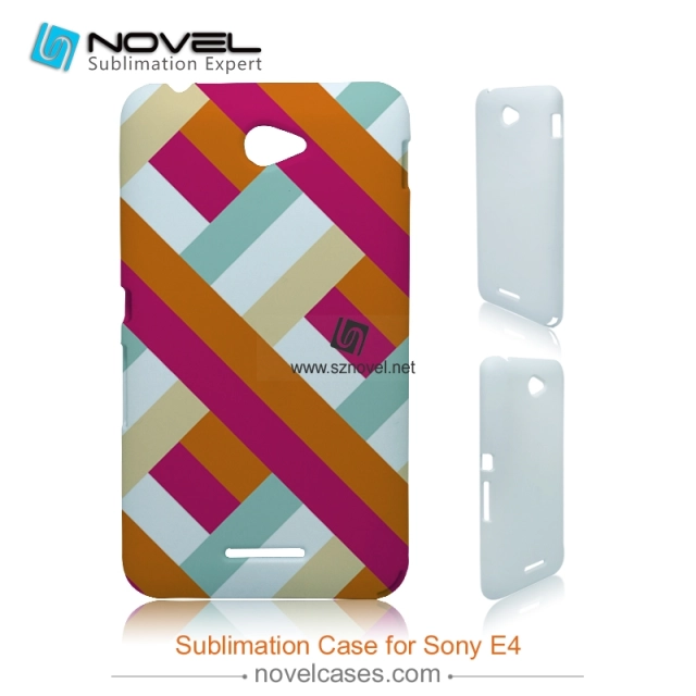 3D Sublimation Plastic Phone Case for Sony Xperia E4