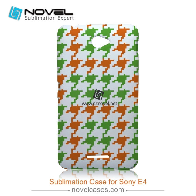 3D Sublimation Plastic Phone Case for Sony Xperia E4