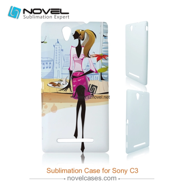 3D Sublimation Plastic Phone Case for Sony Xperia C3