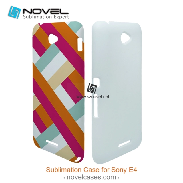 3D Sublimation Plastic Phone Case for Sony Xperia E4