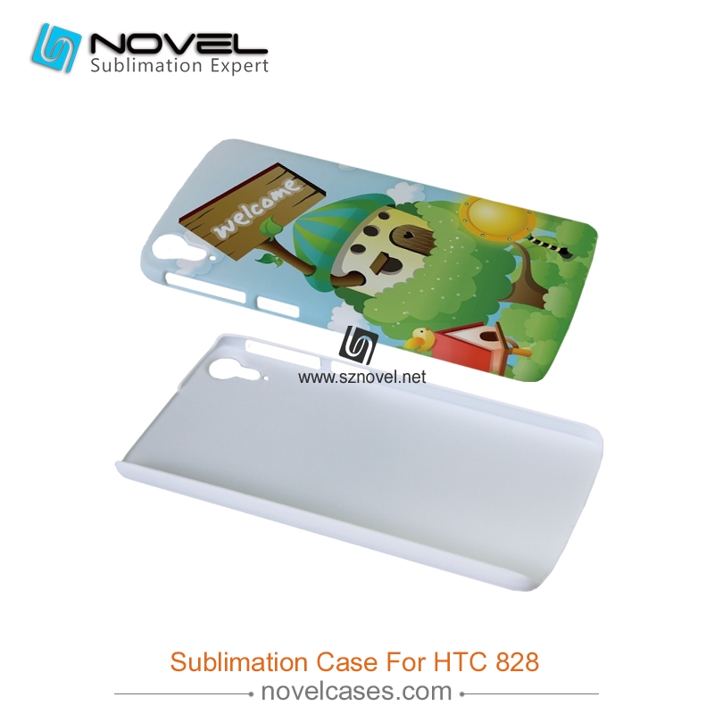 For HTC Desire 828 Blank 3D Sublimation Plastic Phone Case