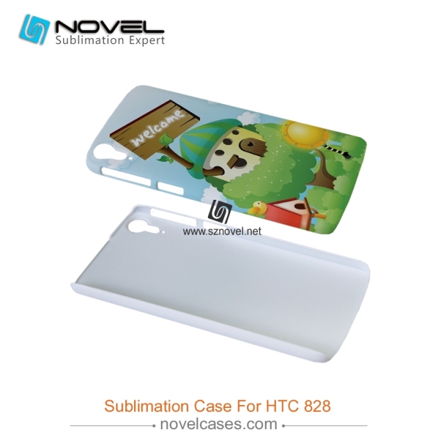 For HTC Desire 828 Blank 3D Sublimation Plastic Phone Case