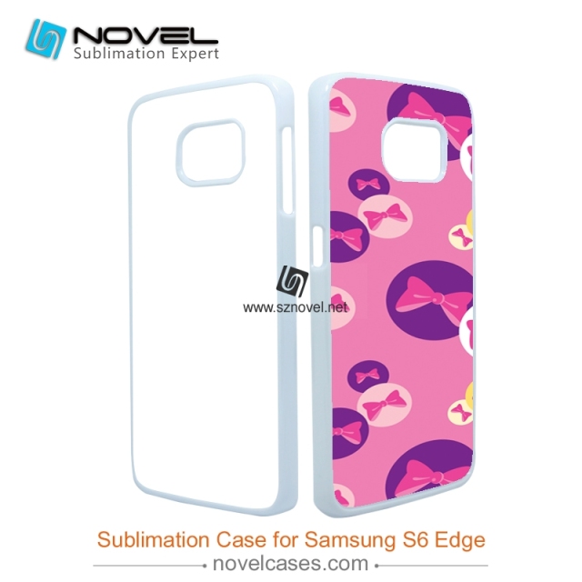 Sublimation Plastic  Phone Case for Sam Galaxy S6 Edge