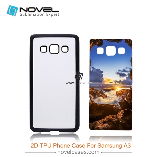 2D Sublimation tpu Phone Case for SAM galaxty A3