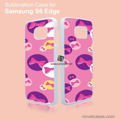 Sublimation Plastic  Phone Case for Sam Galaxy S6 Edge