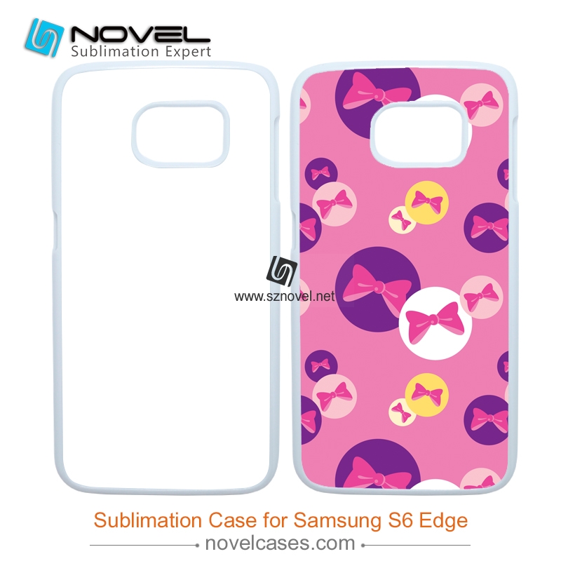 Sublimation Plastic  Phone Case for Sam Galaxy S6 Edge