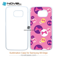 Sublimation Plastic  Phone Case for Sam Galaxy S6 Edge