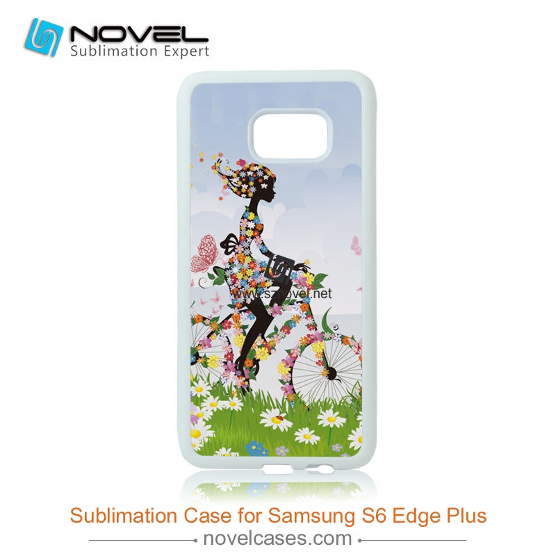 Sublimation rubber Phone Case for Sam Galaxy S6 Edge Plus