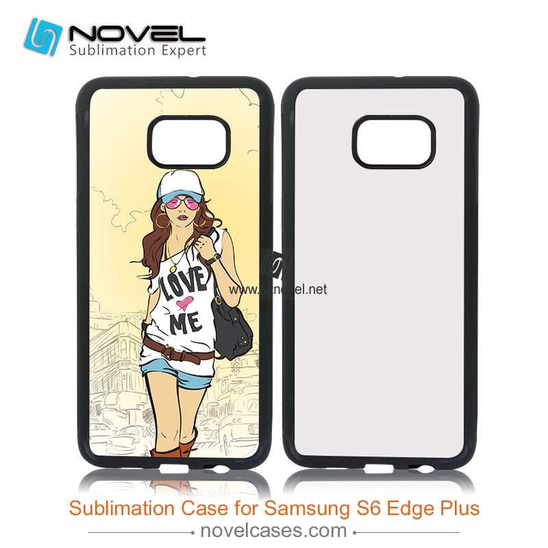 Sublimation rubber Phone Case for Sam Galaxy S6 Edge Plus