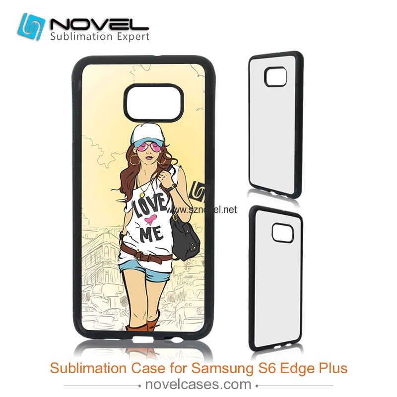 Sublimation rubber Phone Case for Sam Galaxy S6 Edge Plus