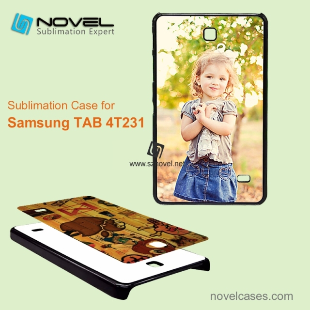 2D Sublimation plastic Phone Case for Sam Galaxy Tab 4, T231
